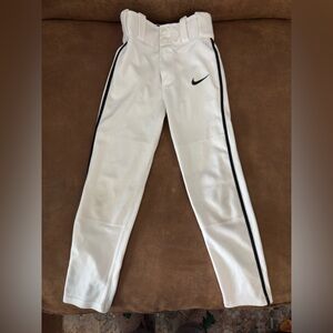 Nike Kids White baseball pants